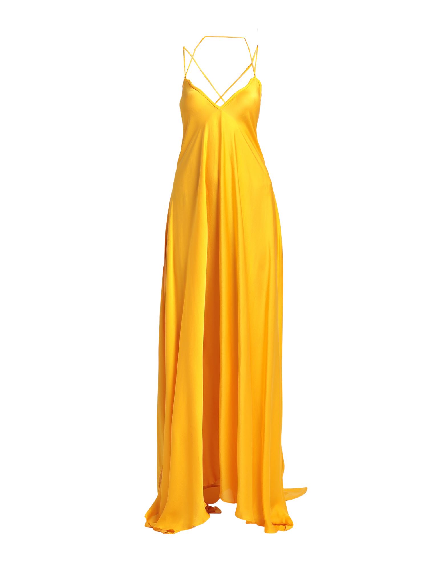 Fay Al Amor Long Dresses In Yellow