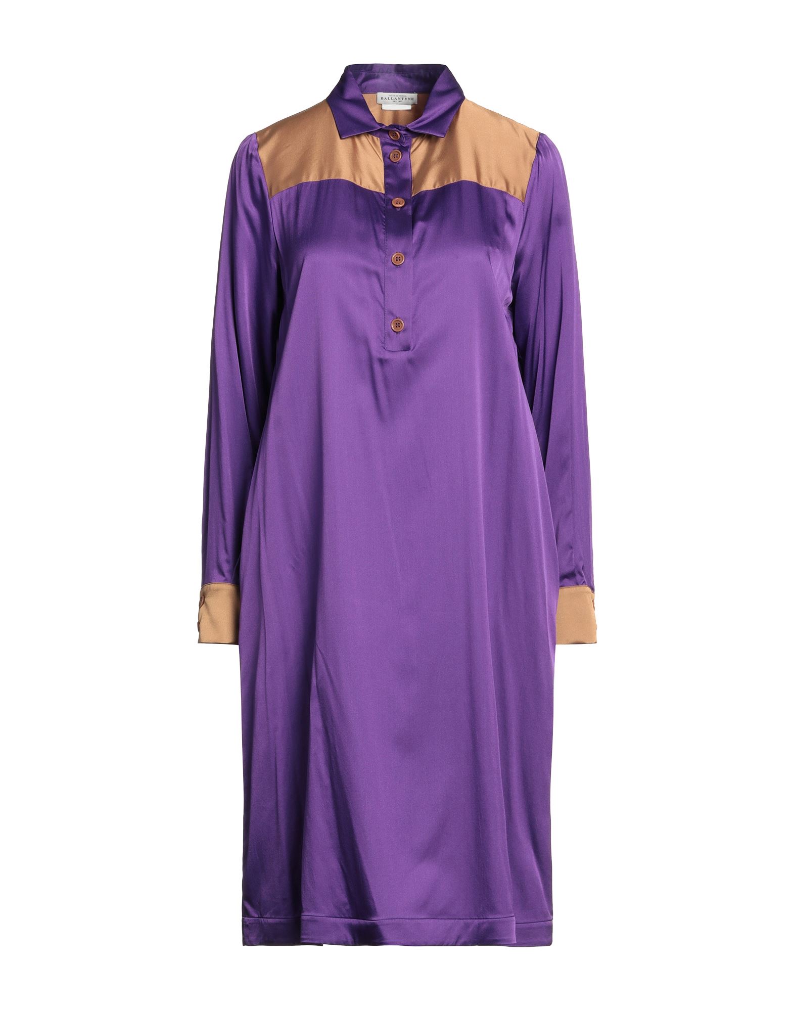 Ballantyne Midi Dresses In Purple