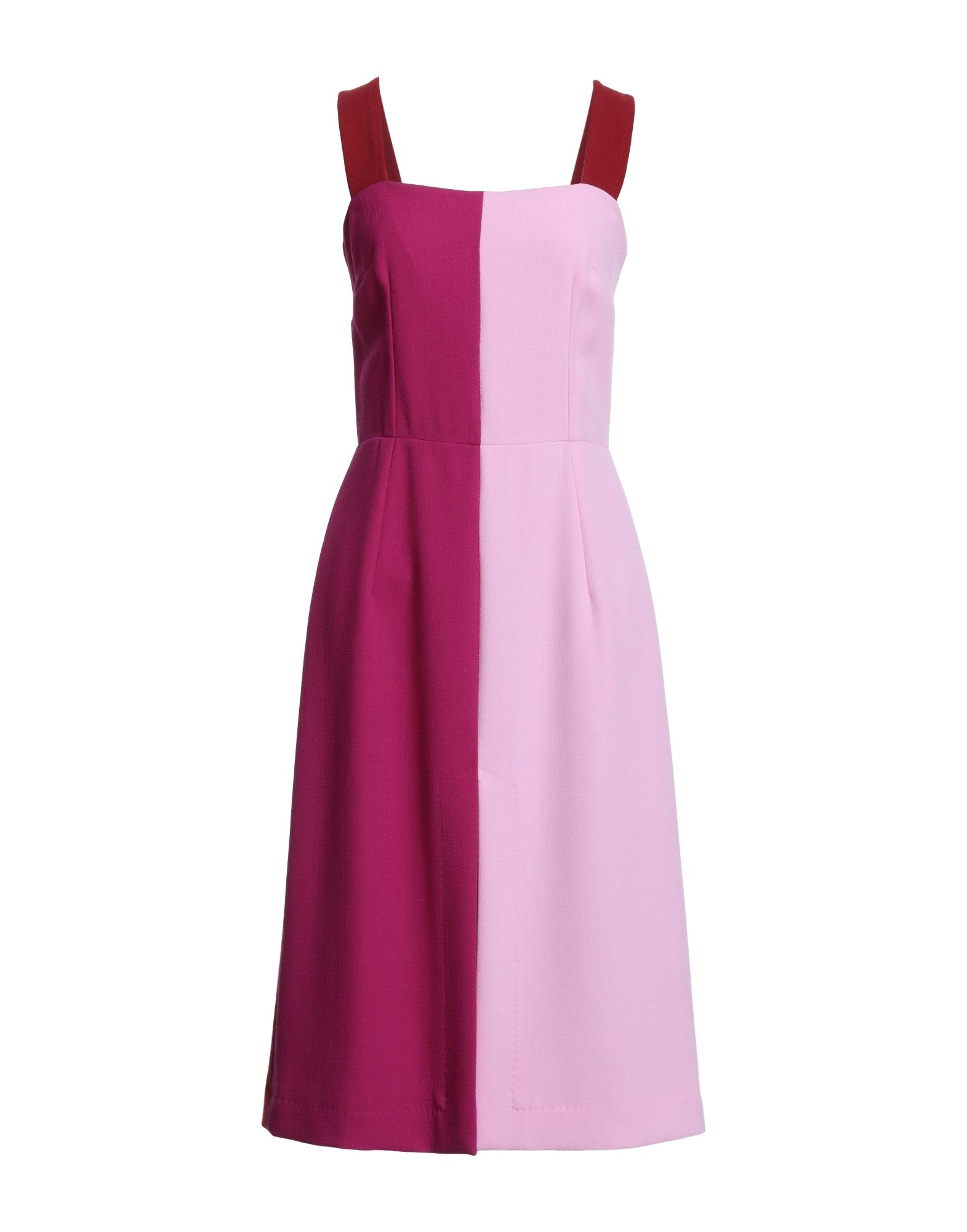 Dolce & Gabbana Wool-blend Sheath Dress In Pink
