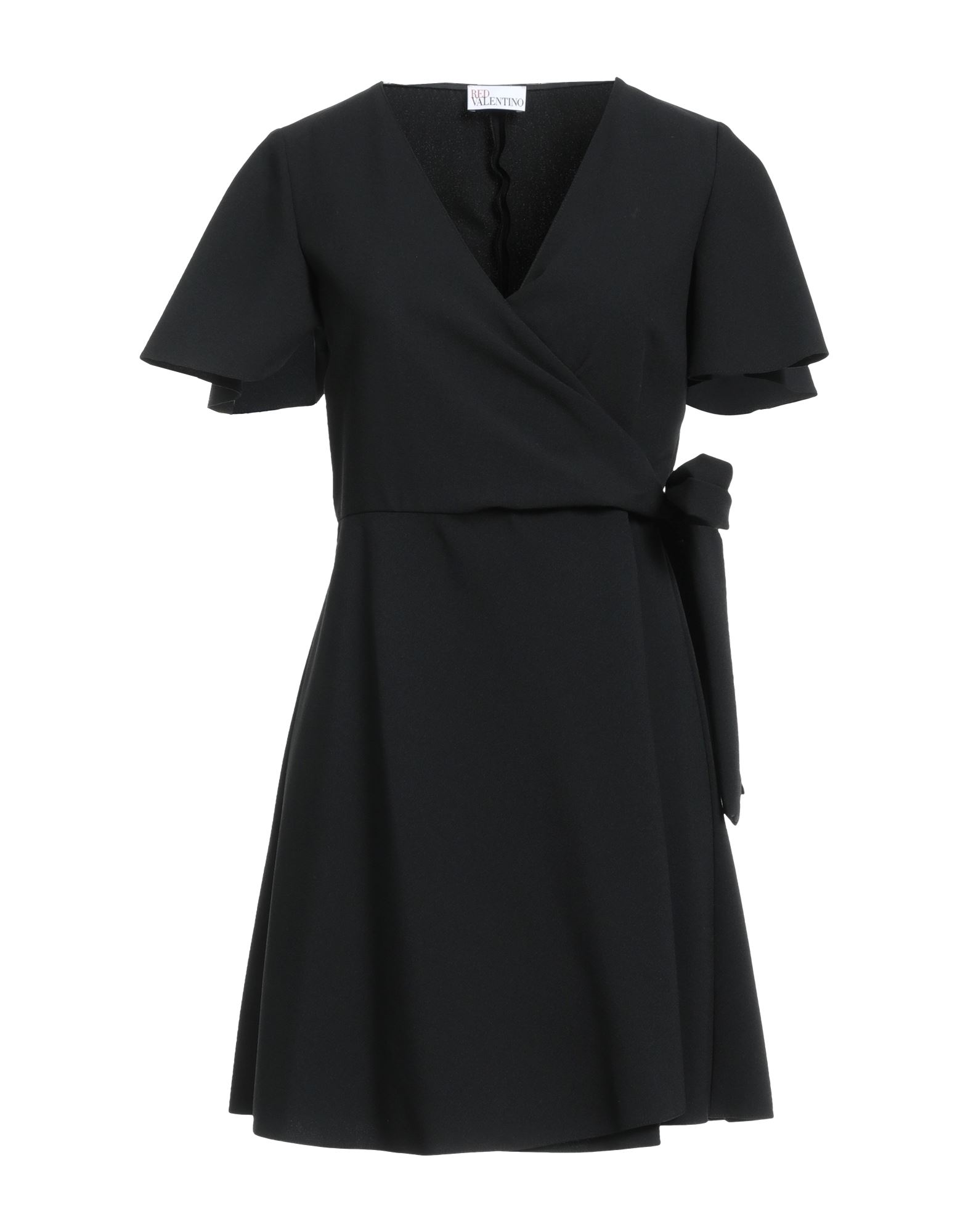 Red Valentino Short Dresses In Black
