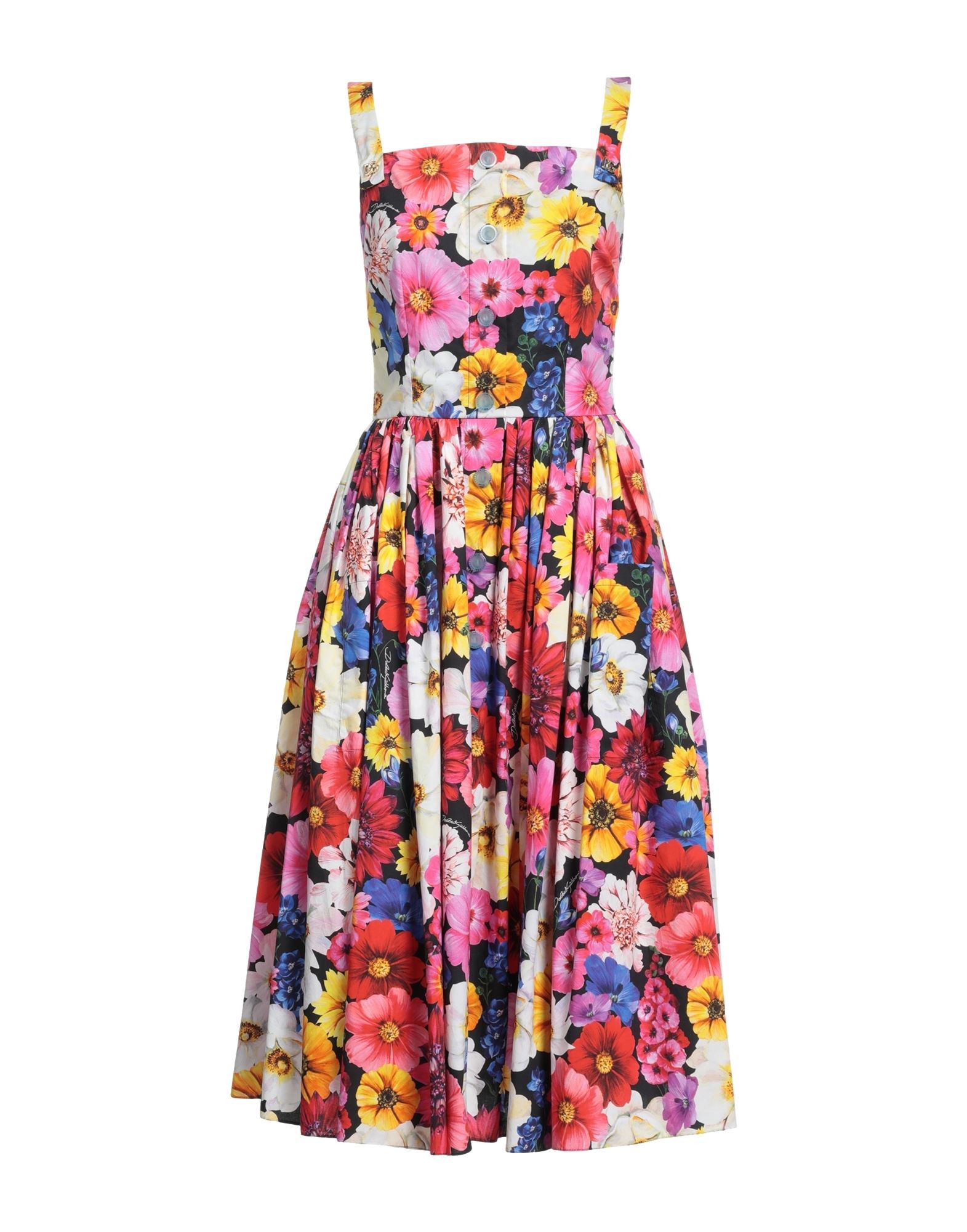 Dolce & Gabbana Midi Dresses In Red