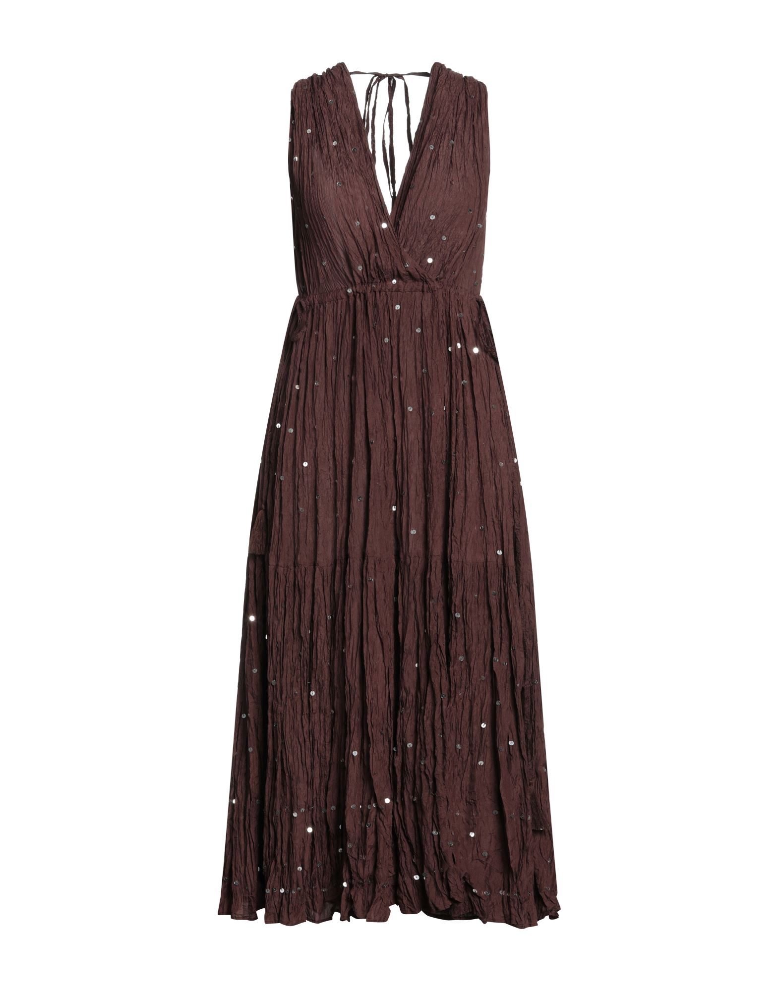P.a.r.o.s.h Long Dresses In Brown