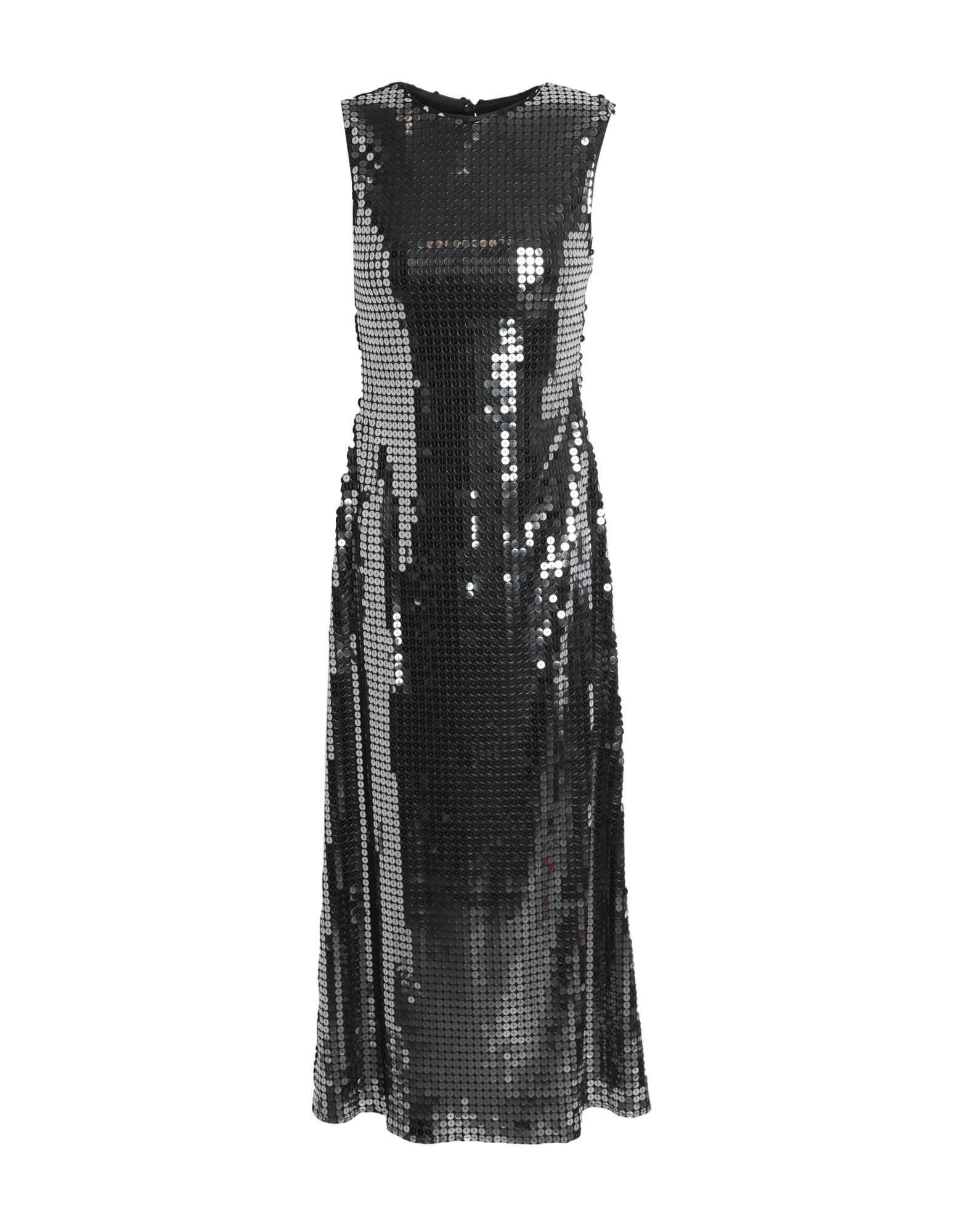 Topshop Midi Dresses In Silver