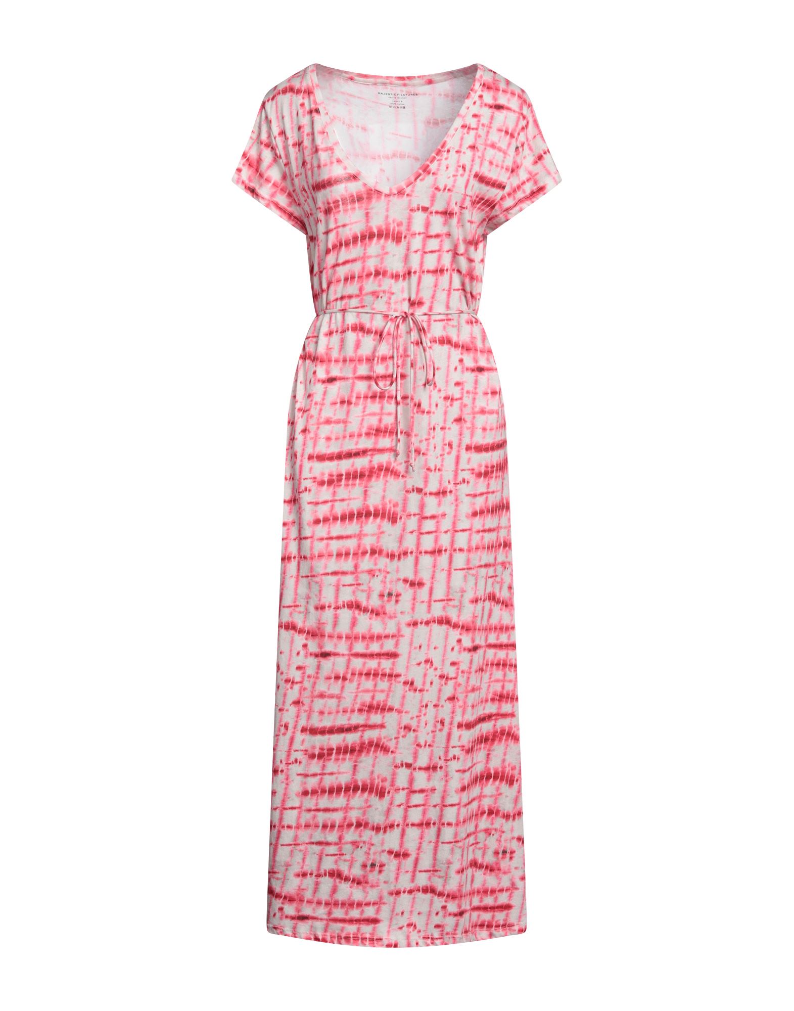 Majestic Midi Dresses In Pink