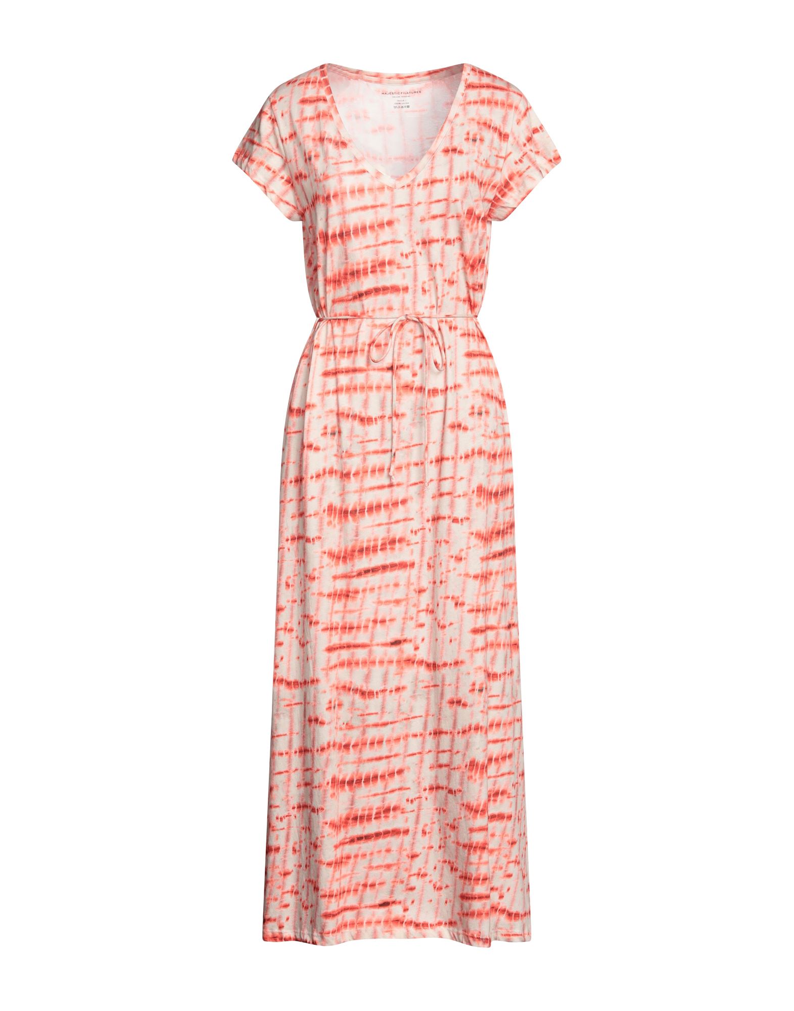 Majestic Midi Dresses In Red