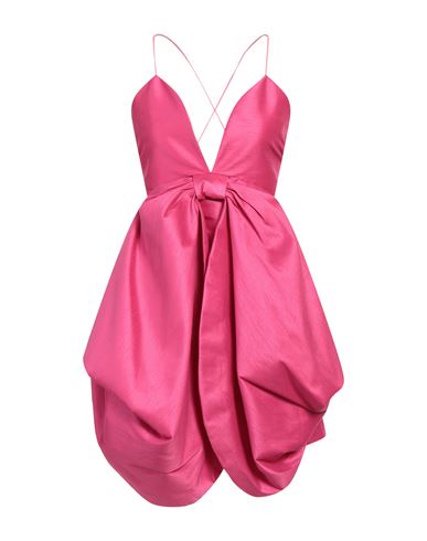Jijil Woman Mini Dress Magenta Size 4 Polyester, Metallic Polyester