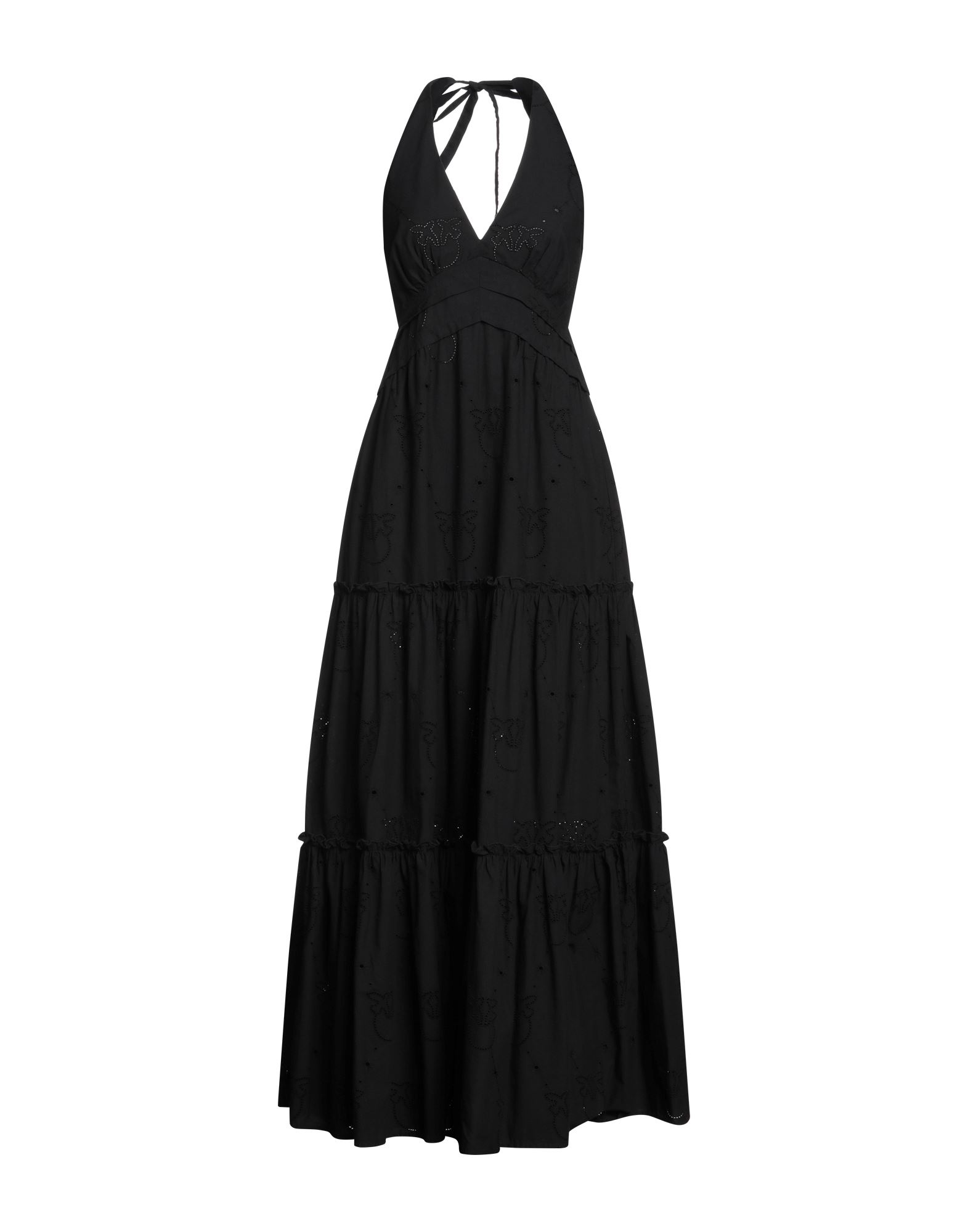 Pinko Long Dresses In Black