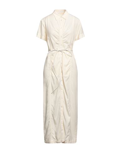 Patrizia Pepe Woman Long Dress Ivory Size 10 Lyocell In White