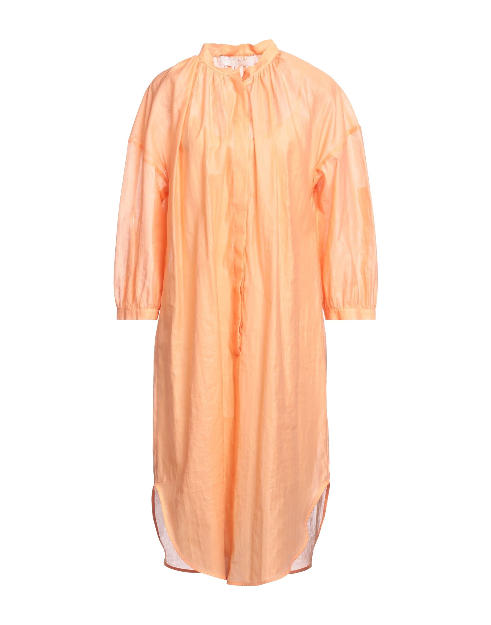 Tela Midi Dresses In Orange