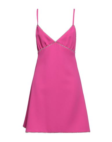 Forte Dei Marmi Couture Woman Short Dress Fuchsia Size 6 Polyester In Pink
