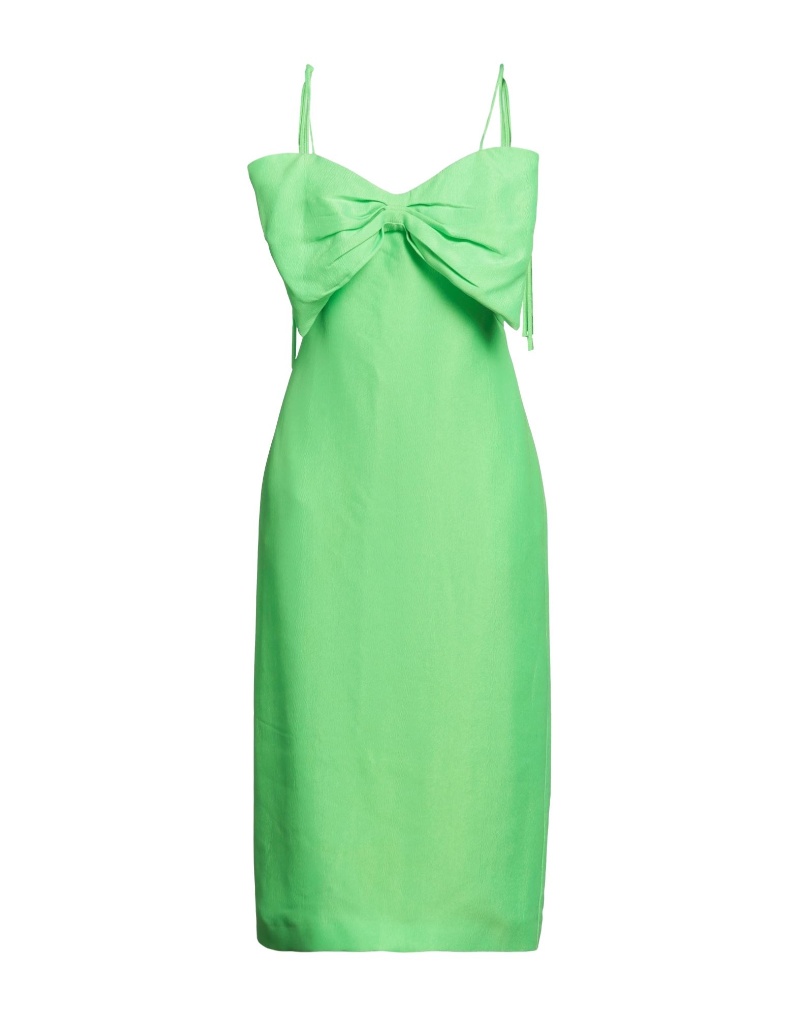 Msgm Midi Dresses In Green