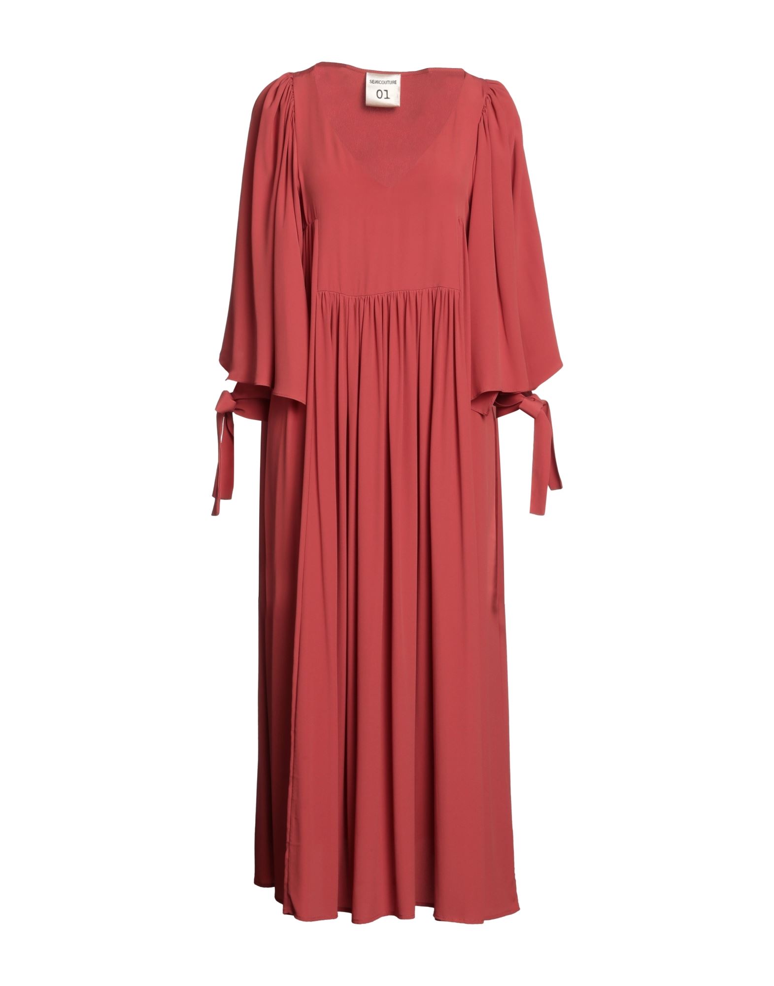 Semicouture Midi Dresses In Red