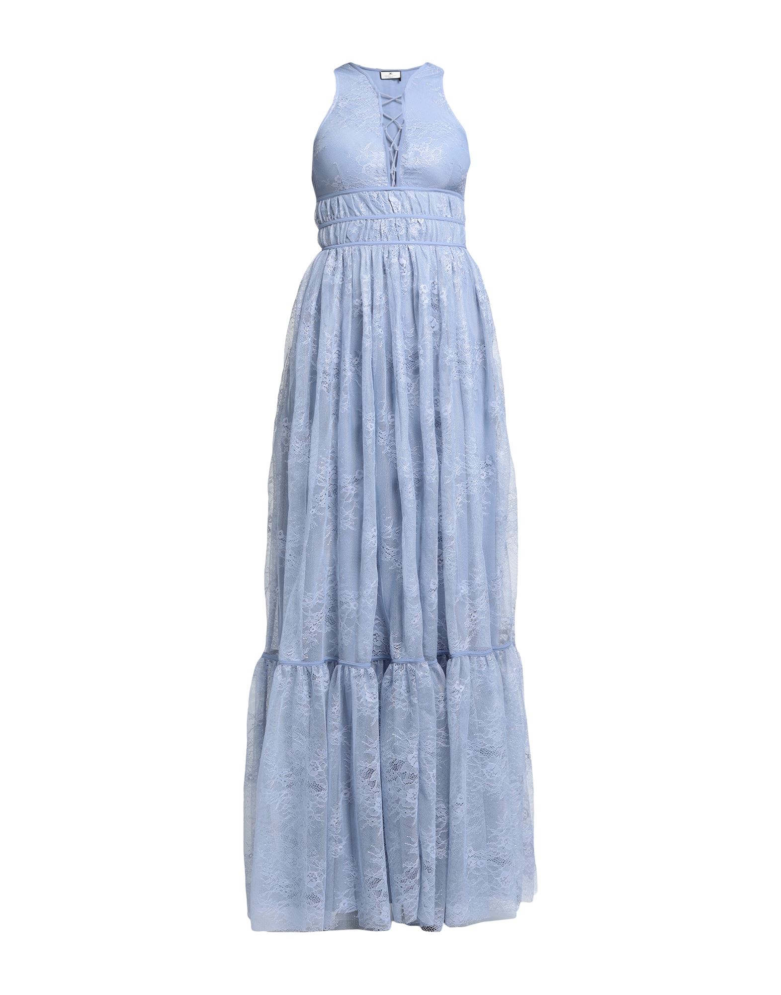 Elisabetta Franchi Long Dresses In Blue