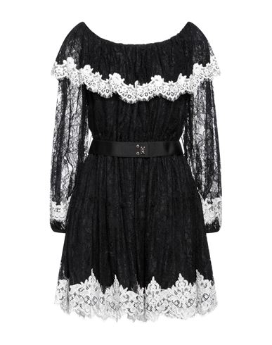 Anna Molinari Woman Mini Dress Black Size 8 Viscose, Polyamide