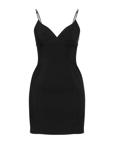 Versace Jeans Couture Woman Short Dress Black Size 2 Polyester, Elastane