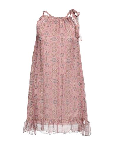 Peter A & Chronicles Woman Mini Dress Pastel Pink Size 6 Silk