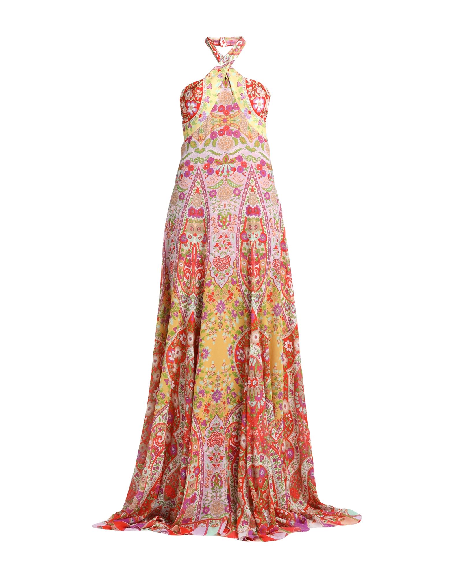 Etro Long Dresses In Red