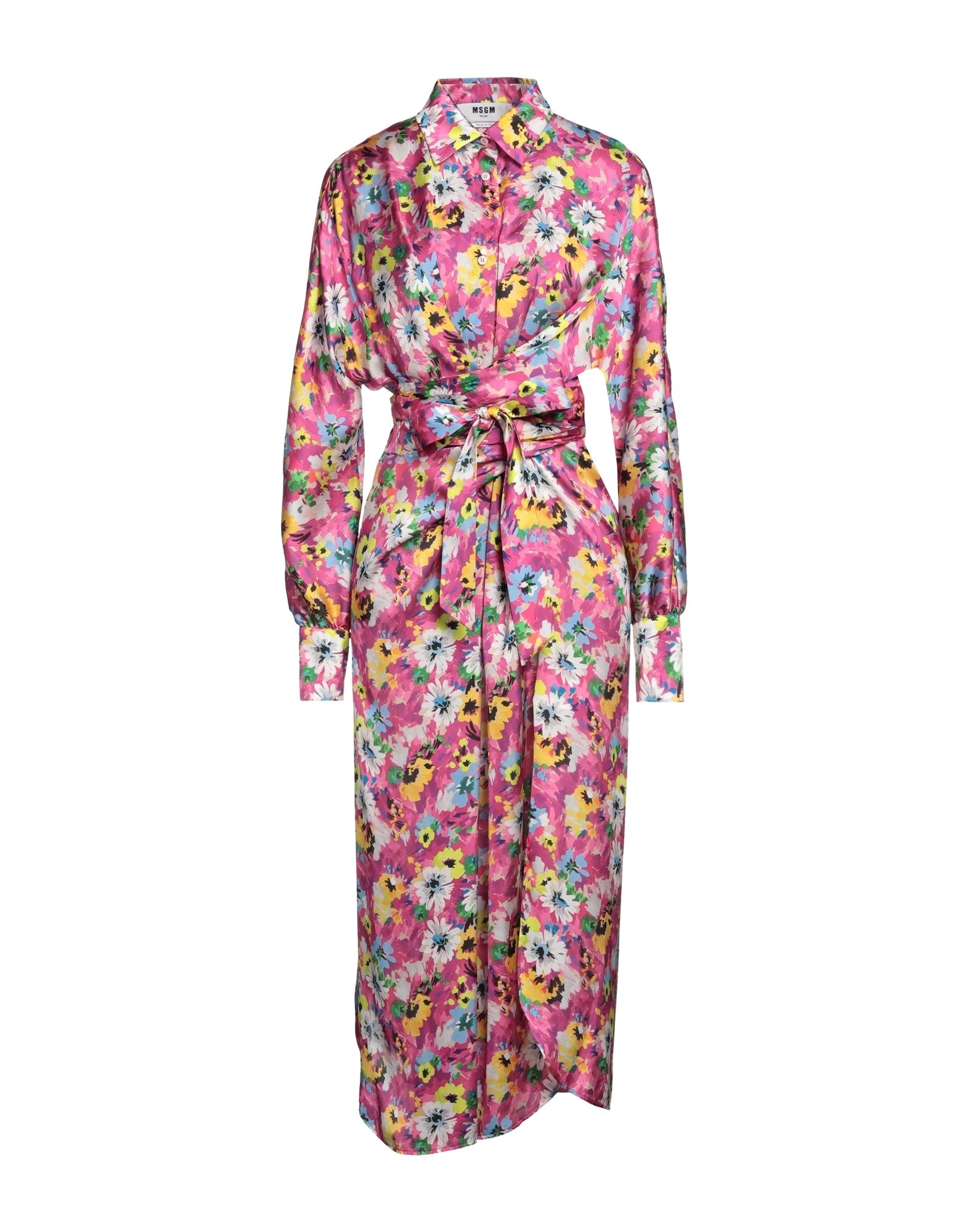 Msgm Midi Dresses In Pink