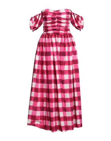 Woman Maxi dress Fuchsia Size 8 Polyester