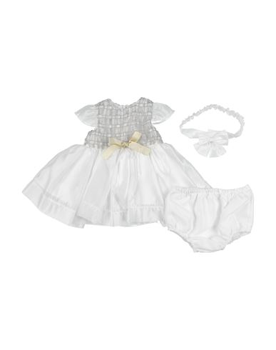 Fun & Fun Newborn Girl Baby Dress White Size 3 Polyester
