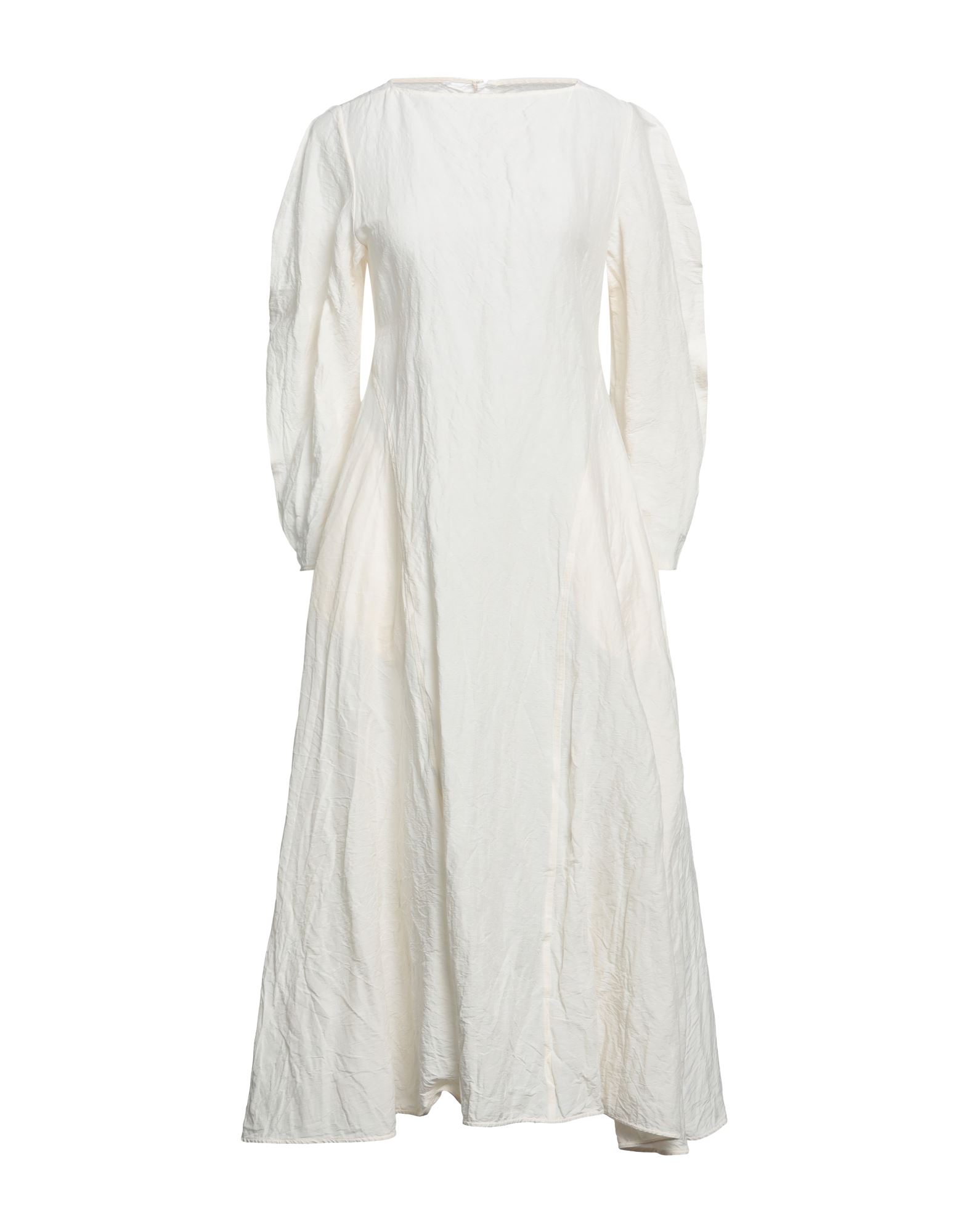 Jil Sander Midi Dresses In White