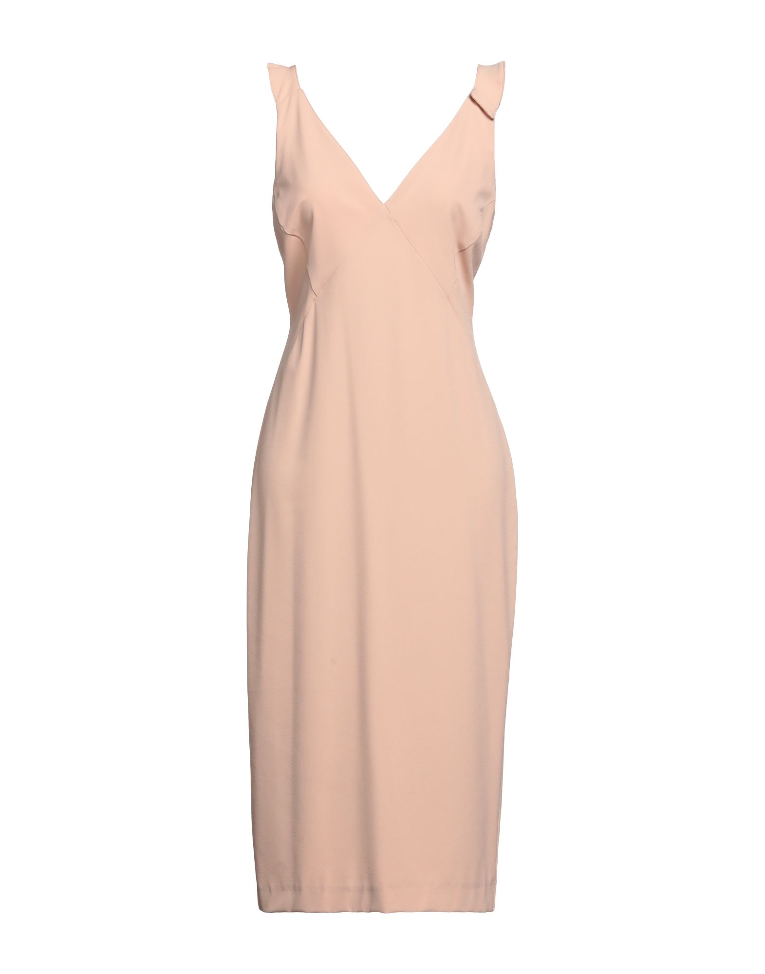 Soallure Midi Dresses In Pink