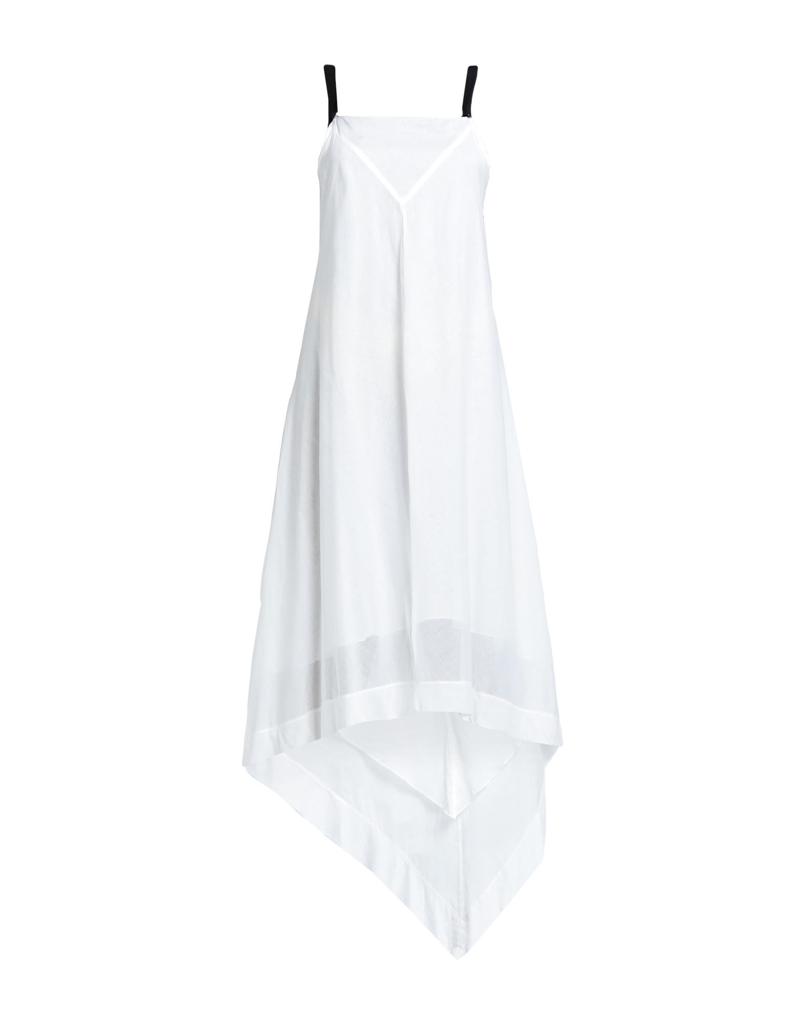 A Me Long Dresses In White