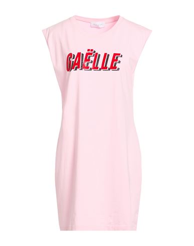 Gaelle Paris Gaëlle Paris Woman Mini Dress Pink Size 3 Cotton, Elastane In Pink