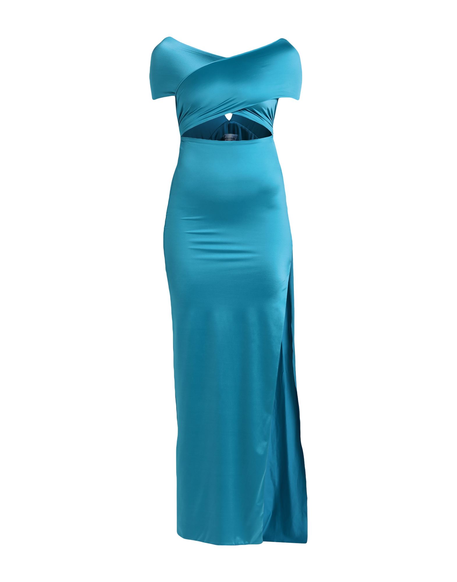 Feminista Long Dresses In Turquoise