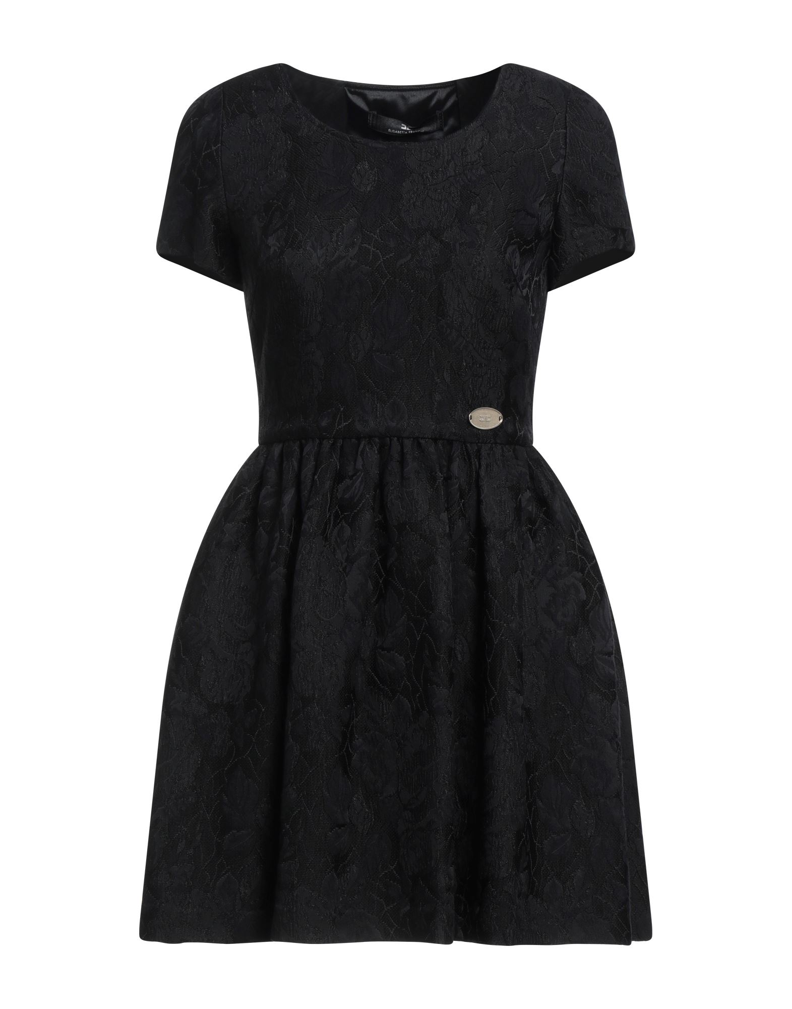 Elisabetta Franchi Short Dresses In Black
