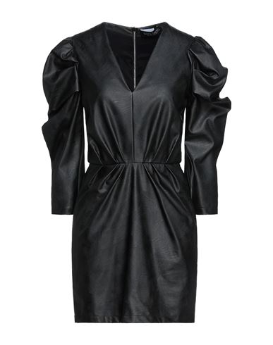 Nora Barth Woman Mini Dress Black Size 6 Viscose, Polyurethane