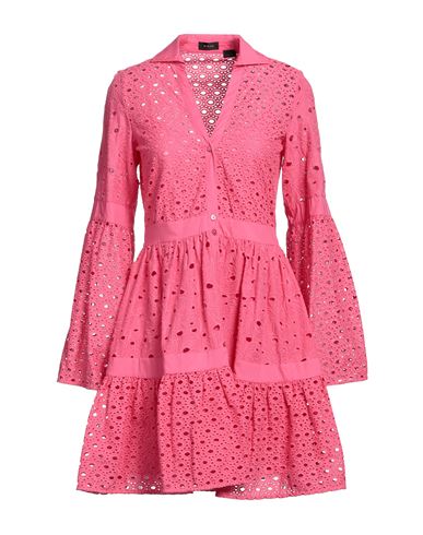 Pinko Woman Short Dress Pink Size 4 Cotton