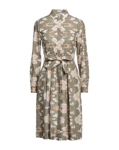Caliban Woman Midi dress Mauve Size 4 Cotton, Polyamide, Elastane