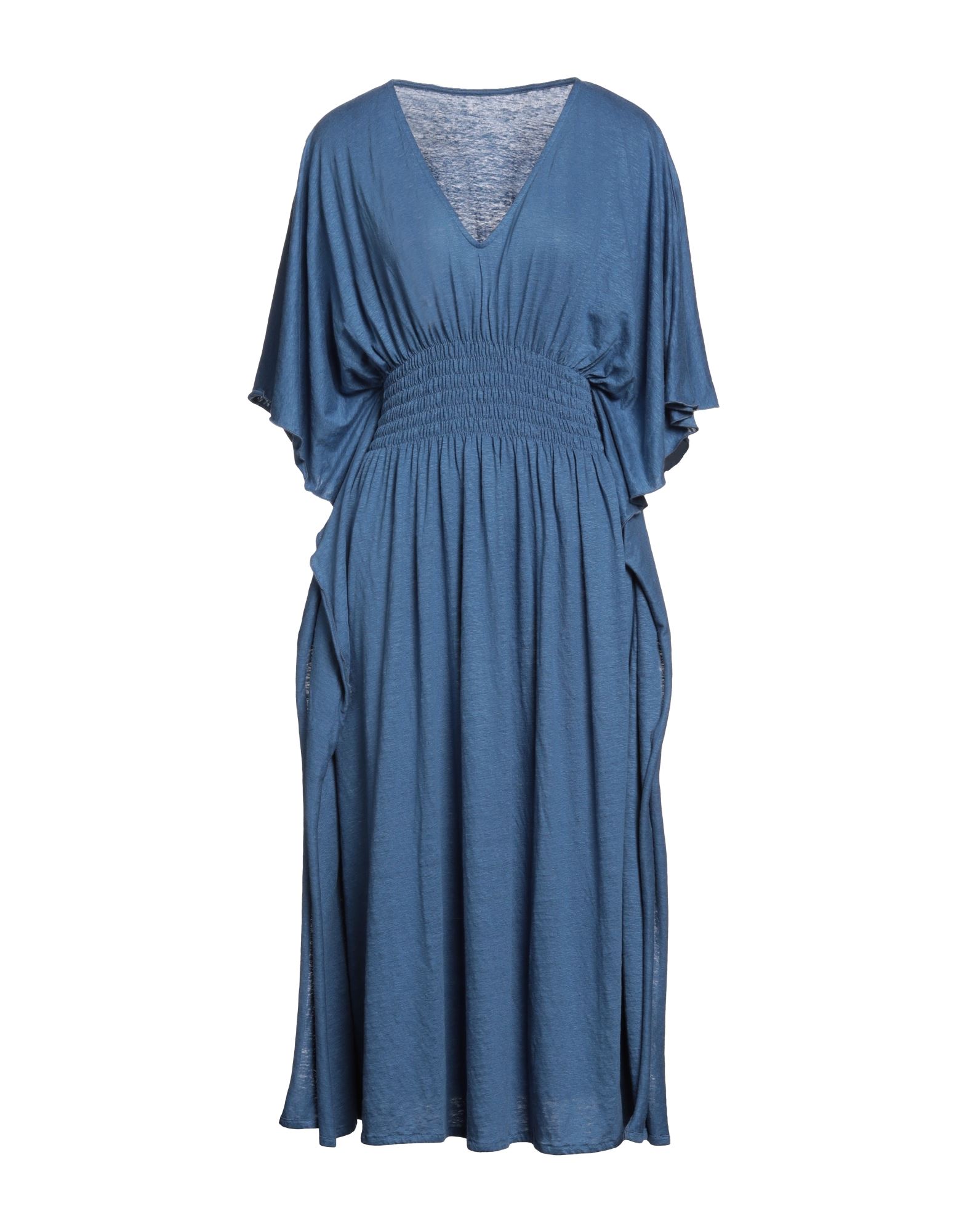 Majestic Midi Dresses In Blue