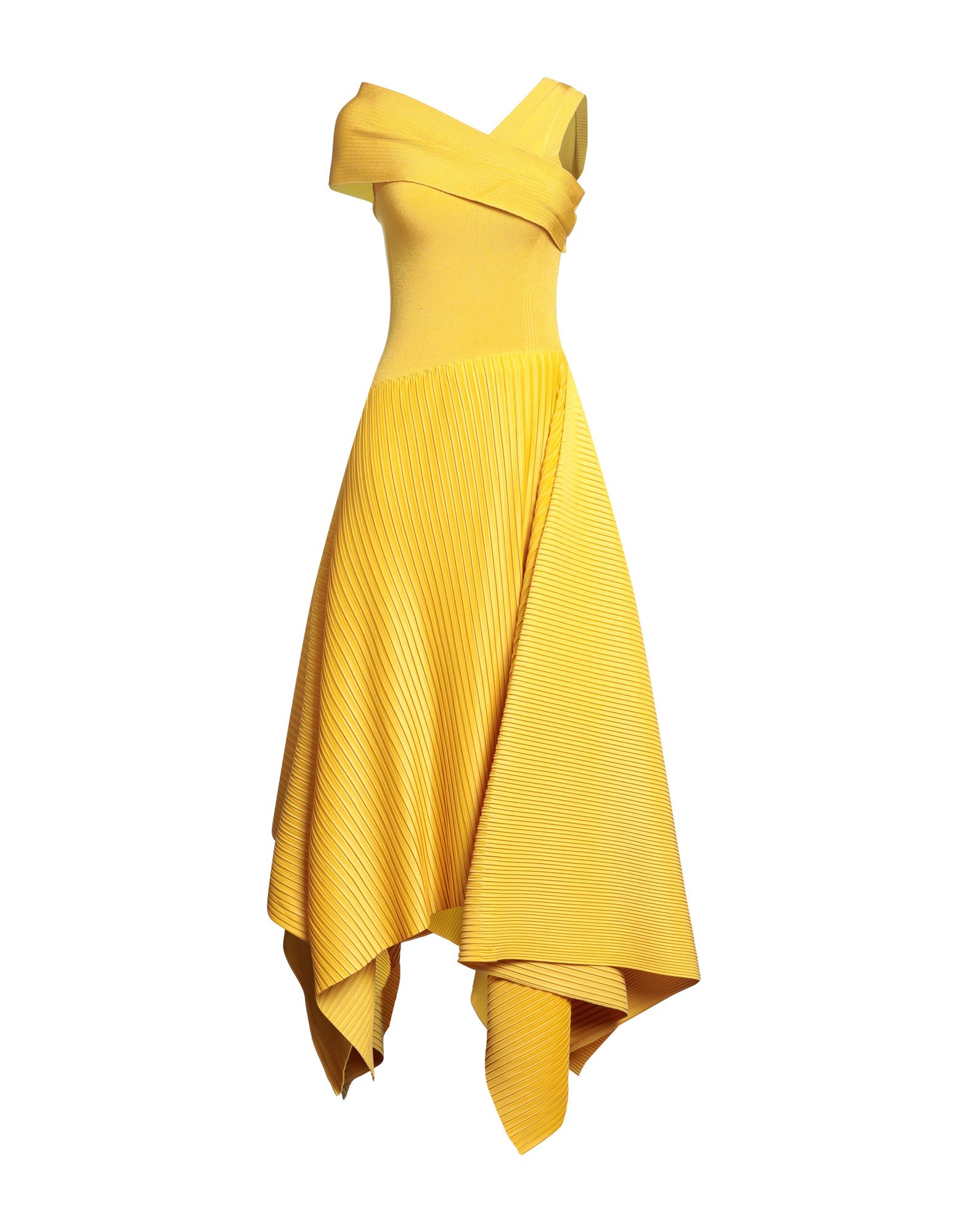 Az Factory Sundance Asymmetric Maxi Dress In Yellow