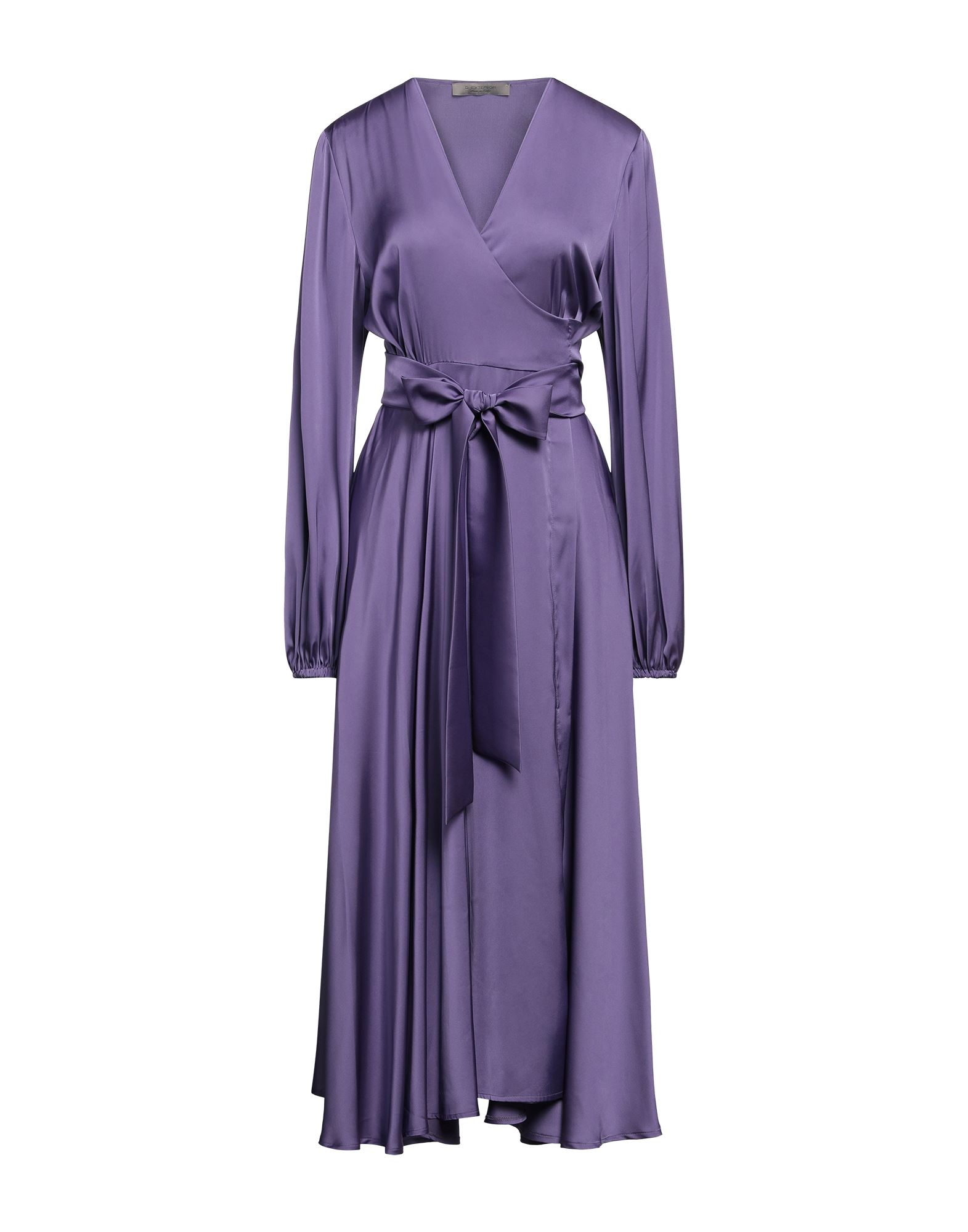 D-exterior Midi Dresses In Purple