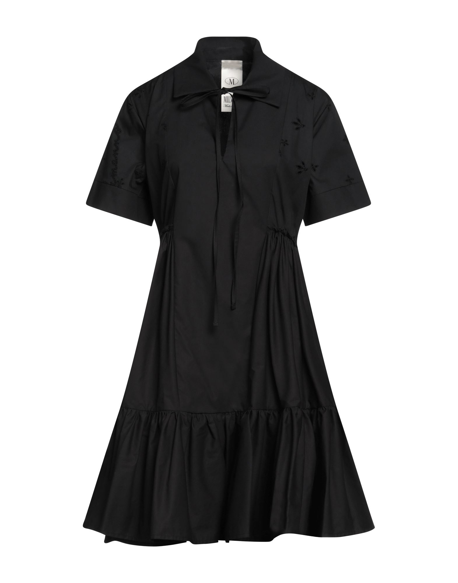 Milva Mi Short Dresses In Black