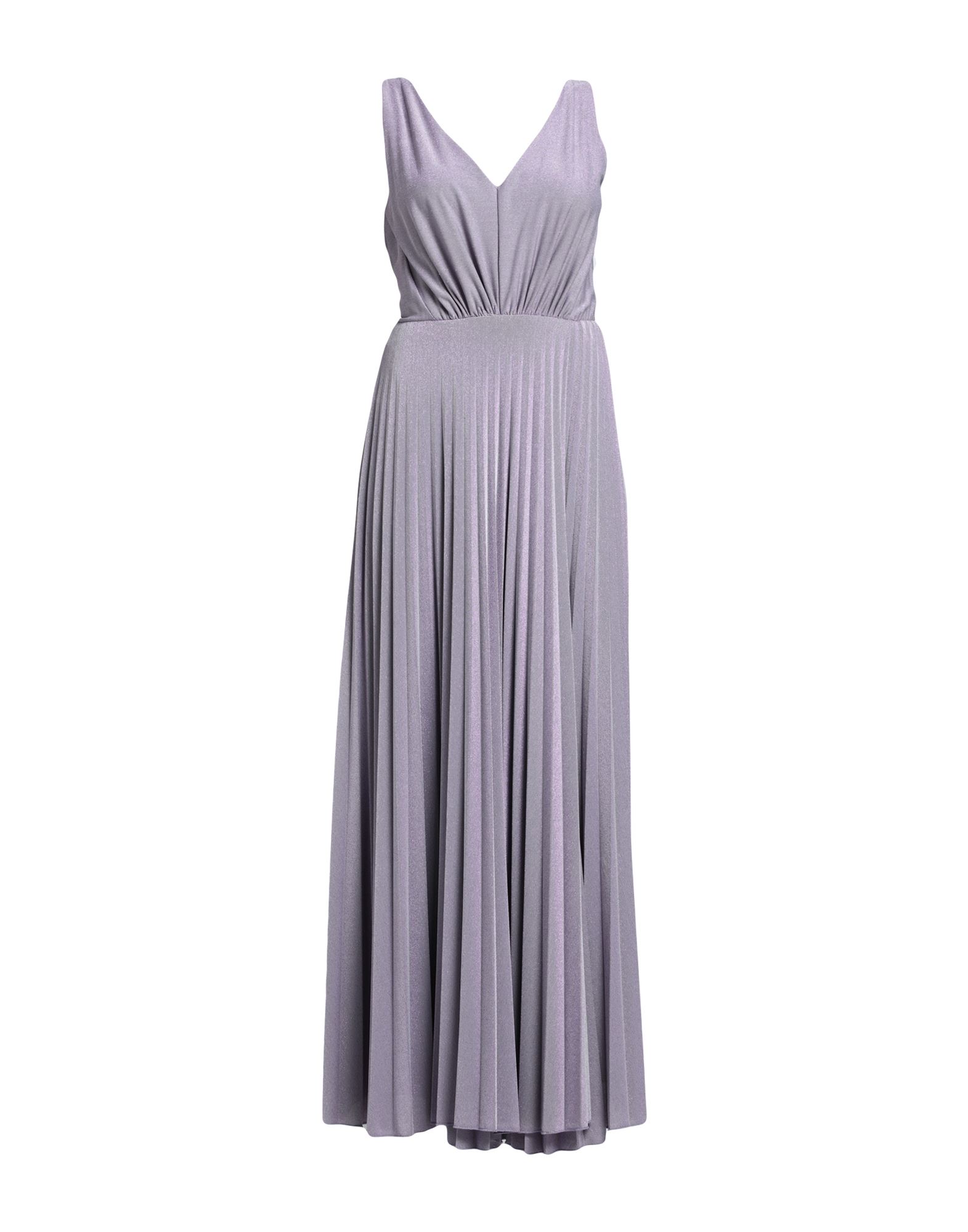 Shop Vanessa Scott Woman Maxi Dress Lilac Size M Polyester In Purple