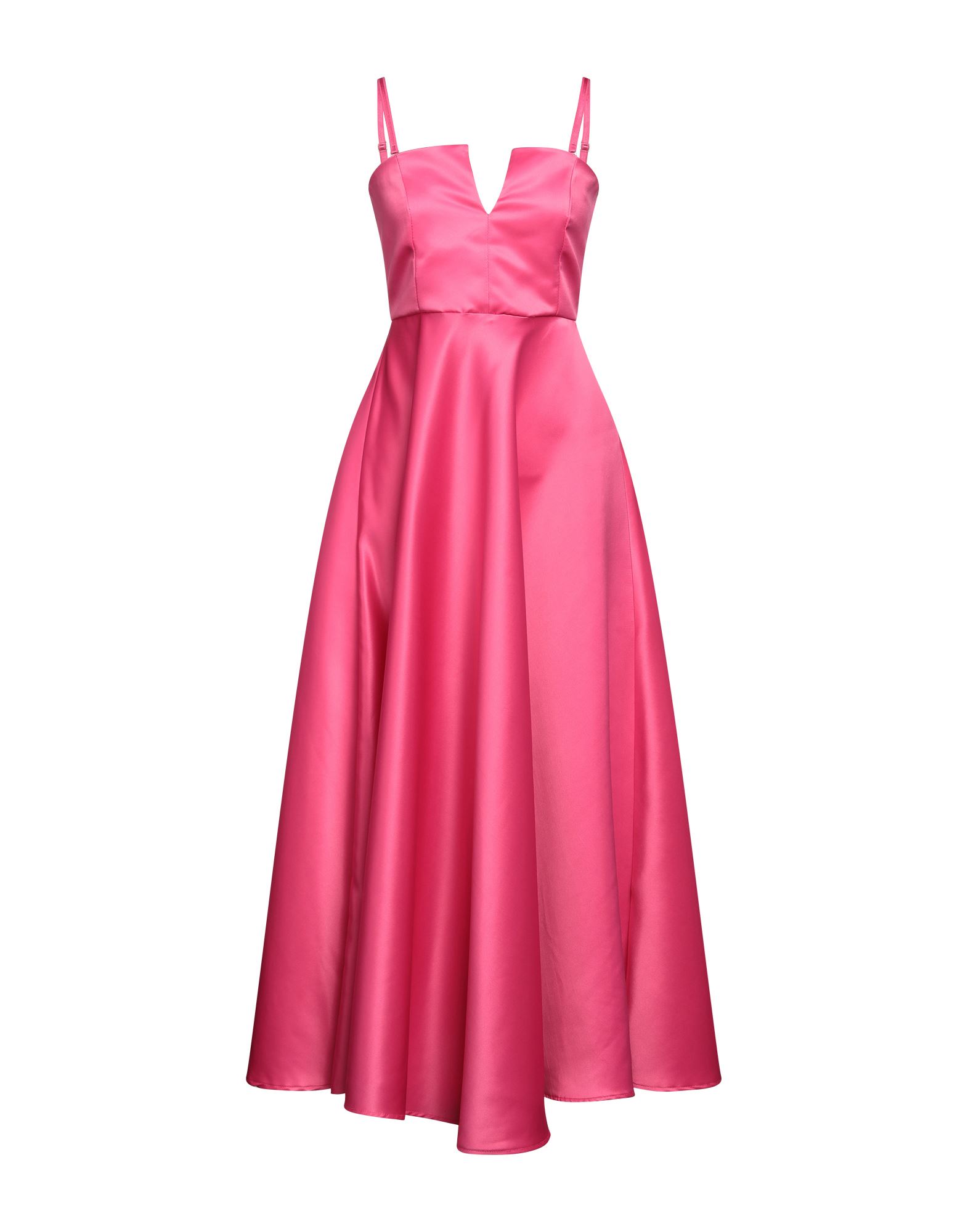 Futur3 Midi Dresses In Pink