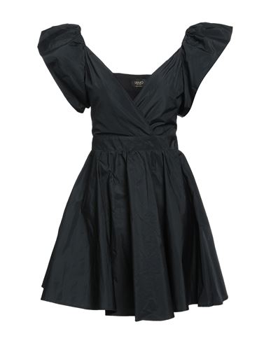 Liu •jo Woman Mini Dress Black Size 4 Polyester