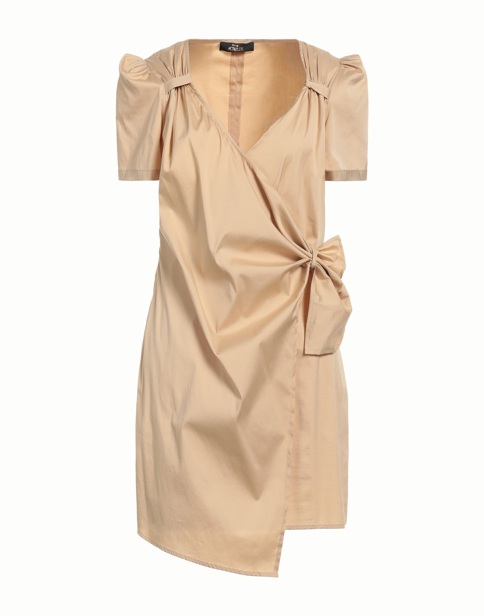 Actitude By Twinset Short Dresses In Beige