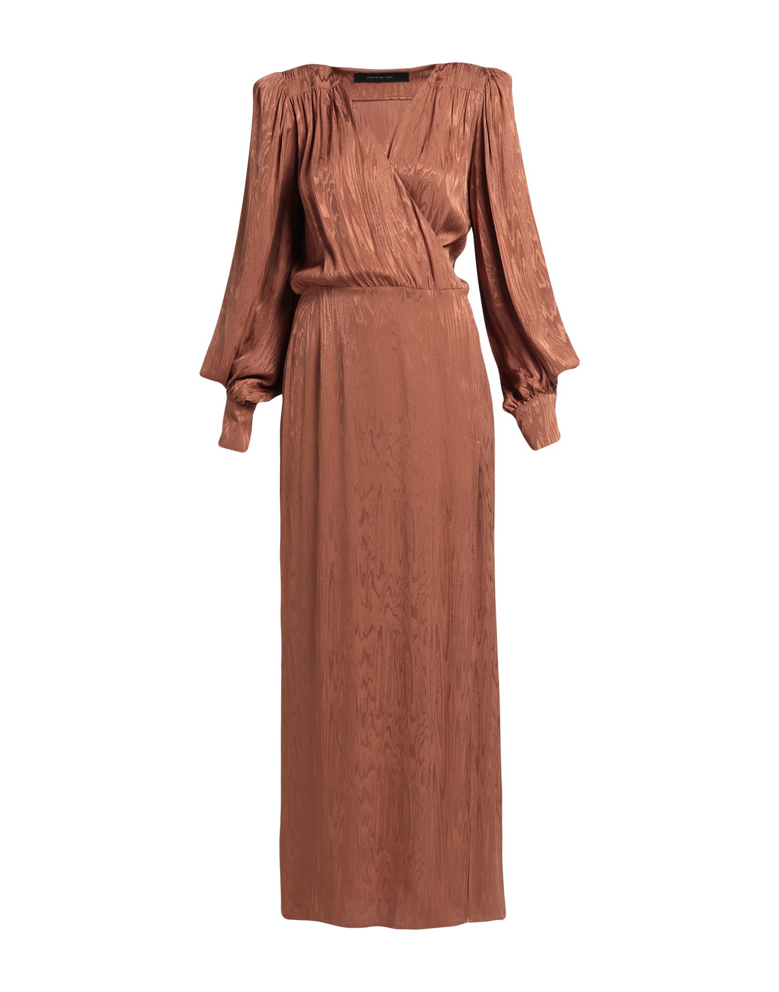 Federica Tosi Long Dresses In Brown