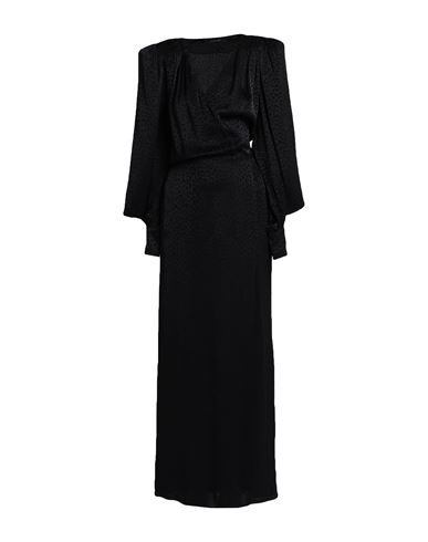 Federica Tosi Woman Long Dress Black Size 4 Viscose