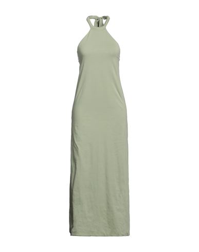 Federica Tosi Woman Maxi Dress Sage Green Size 4 Cotton, Acrylic