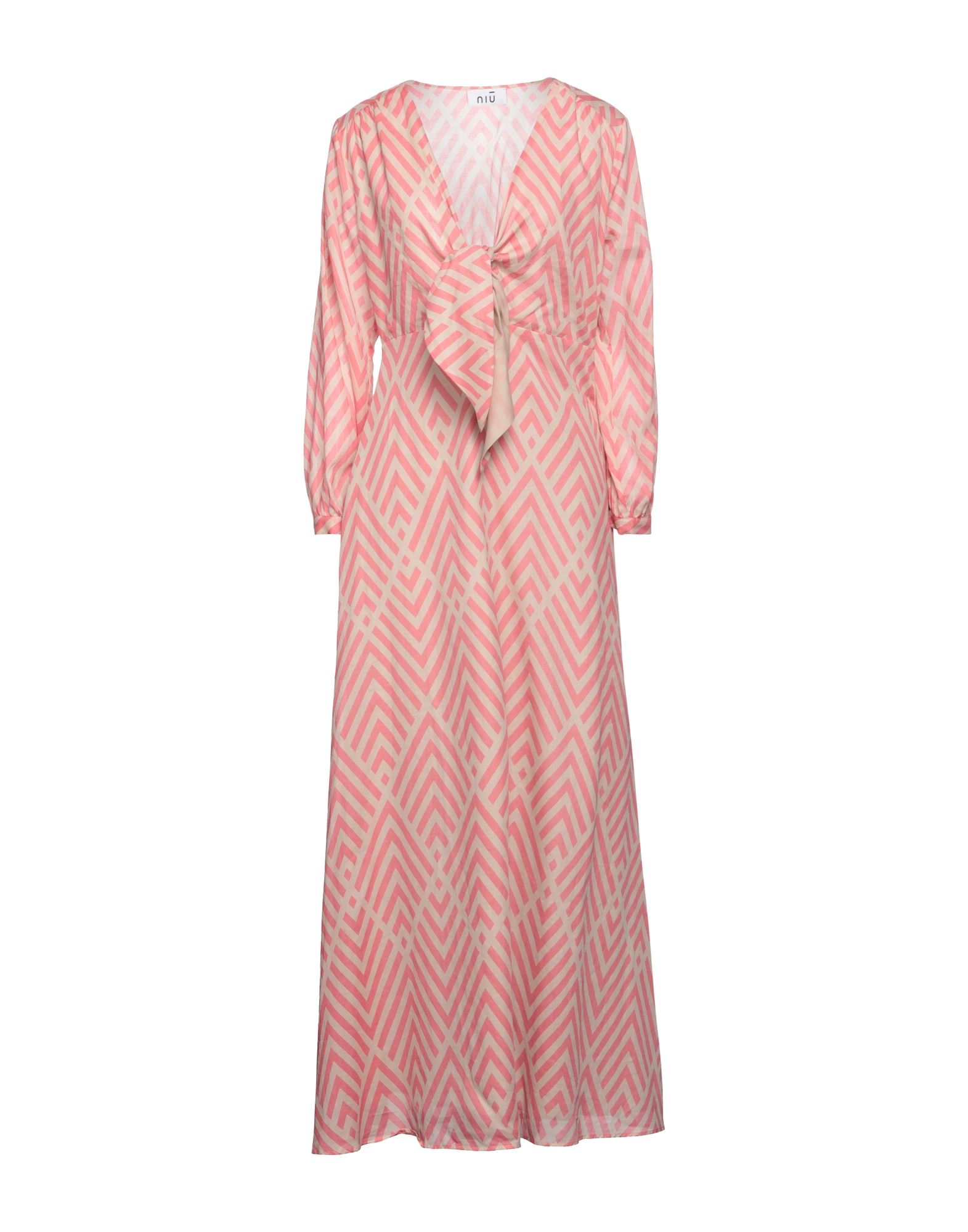 Niū Long Dresses In Pink