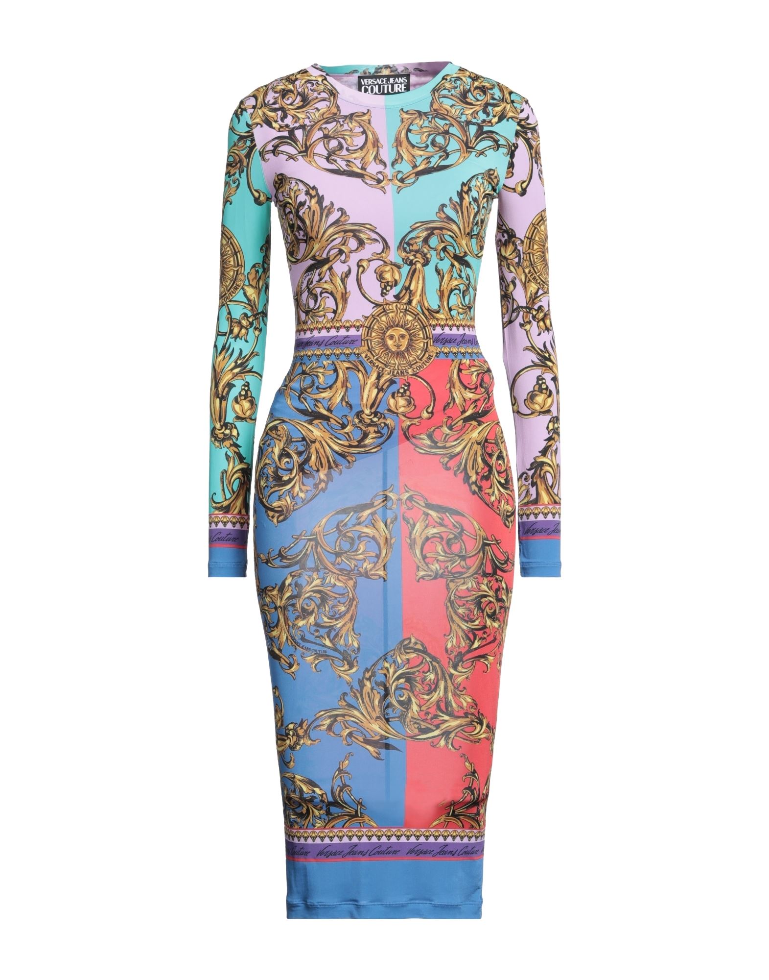 VERSACE JEANS COUTURE, Lilac Women's Midi Dress