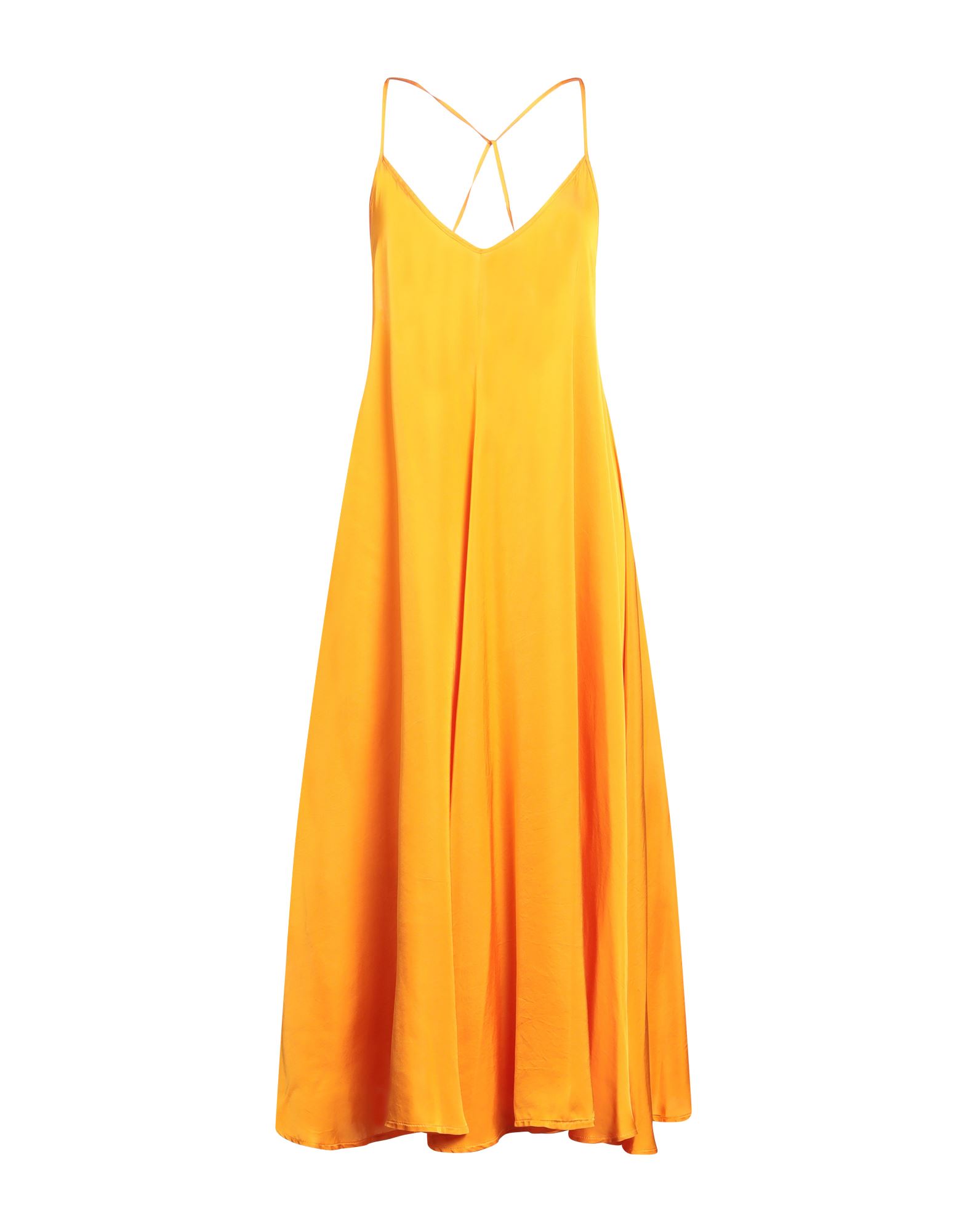 Rinascimento Long Dresses In Orange