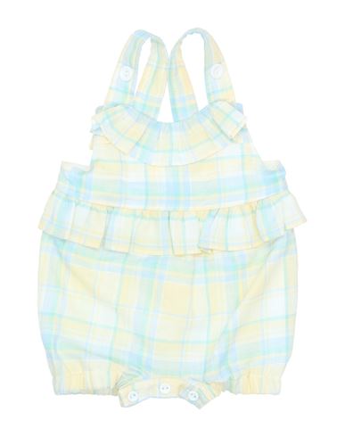 Aletta Newborn Girl Baby Jumpsuits Light Yellow Size 3 Linen