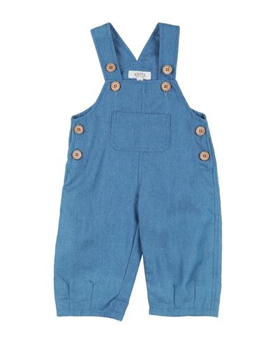 Aletta Newborn Baby Jumpsuits Blue Size 3 Cotton