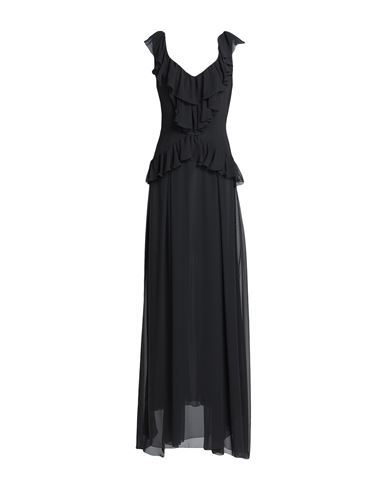 Hefty Woman Maxi Dress Black Size 10 Polyester